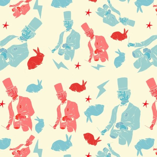 Pattern character male rabbit Android SmartPhone Wallpaper