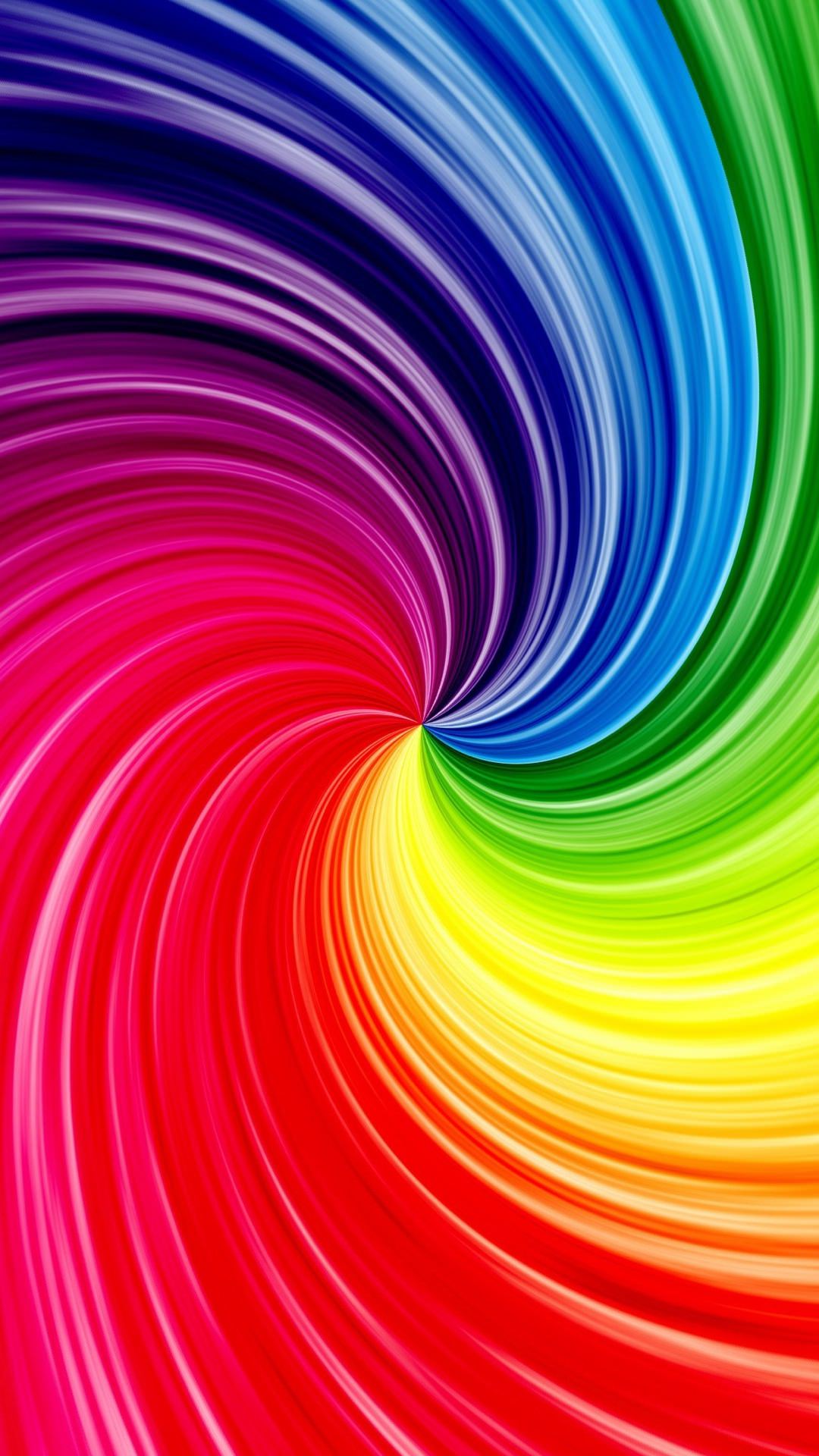Rainbow Pattern Wallpaper Sc Smartphone