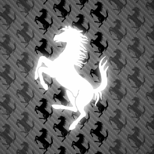 Pattern black horse Android SmartPhone Wallpaper
