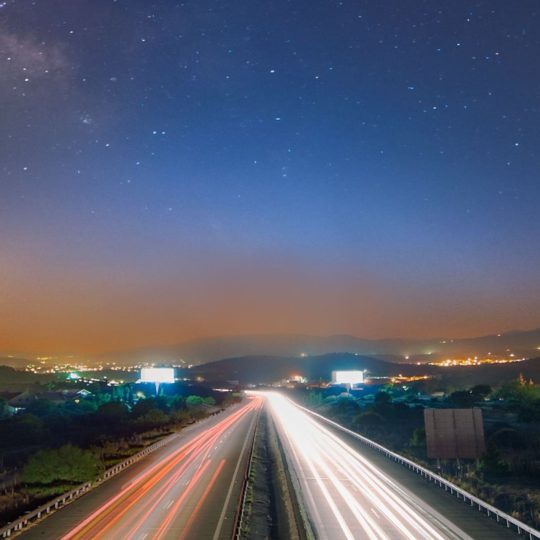 Landscape highway Android SmartPhone Wallpaper