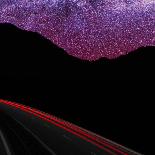 Landscape road at night Android SmartPhone Wallpaper