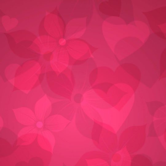 Heart pattern red Android SmartPhone Wallpaper