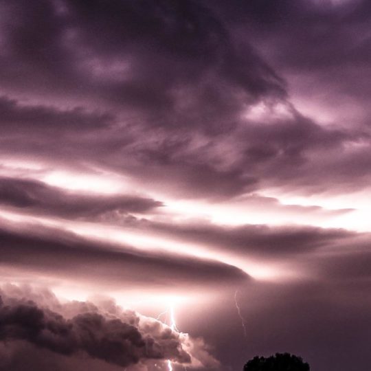 Landscape thunderstorm Android SmartPhone Wallpaper