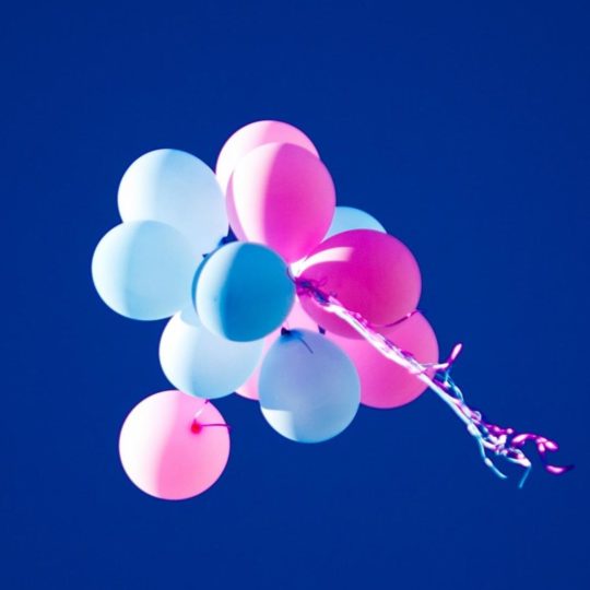 Blue balloons Android SmartPhone Wallpaper