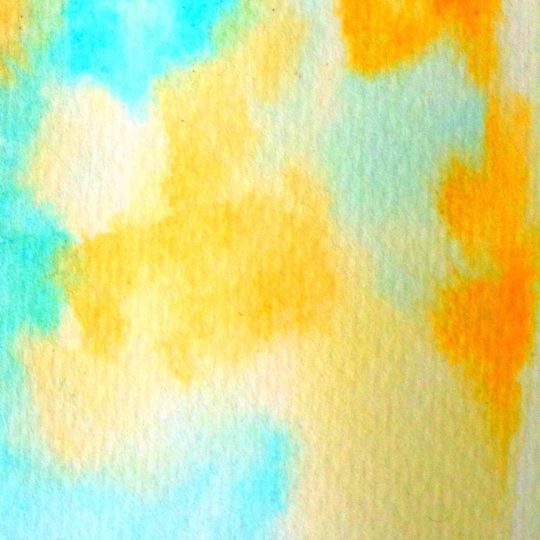 Pattern paint light blue orange Android SmartPhone Wallpaper