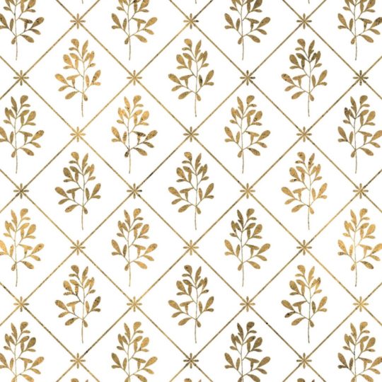 Illustrations pattern gold plant Android SmartPhone Wallpaper