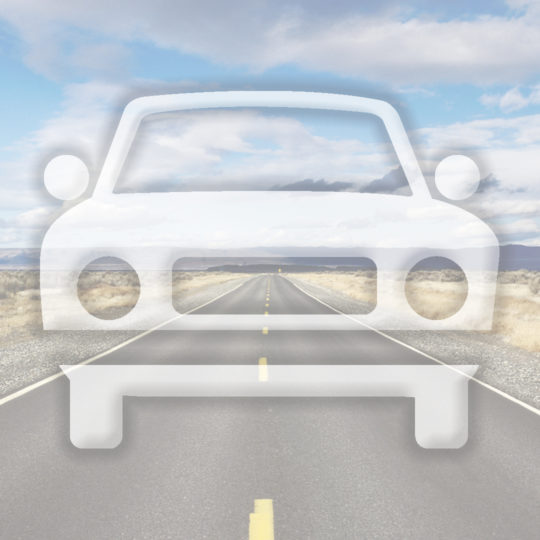 Landscape car road Blue Android SmartPhone Wallpaper