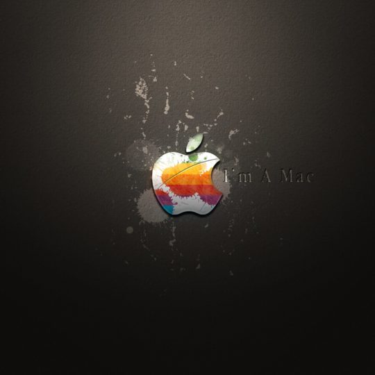 Apple black paint Android SmartPhone Wallpaper