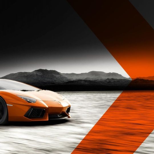 Vehicle car orange Android SmartPhone Wallpaper
