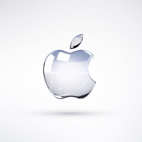 Apple white glass Android SmartPhone Wallpaper