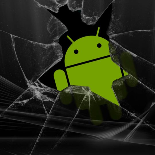 Android logo glass Android SmartPhone Wallpaper
