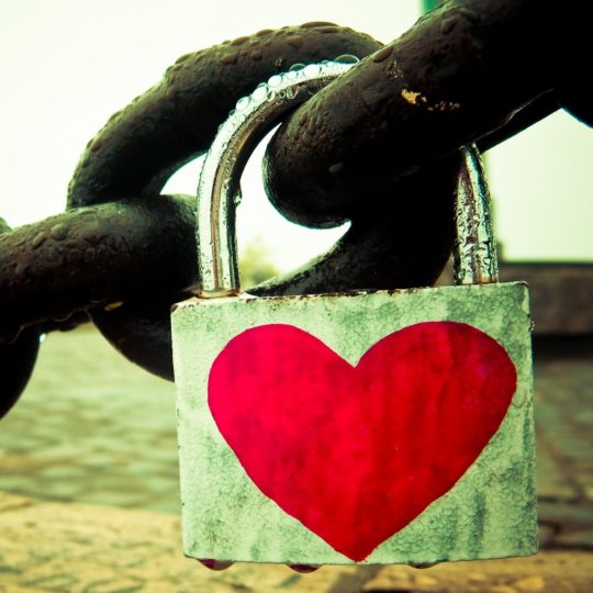 For women Heart lock Android SmartPhone Wallpaper