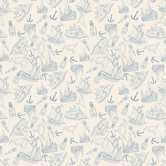 Pattern blue ship Android SmartPhone Wallpaper