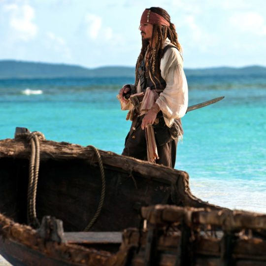 Character Jack Sparrow Android SmartPhone Wallpaper