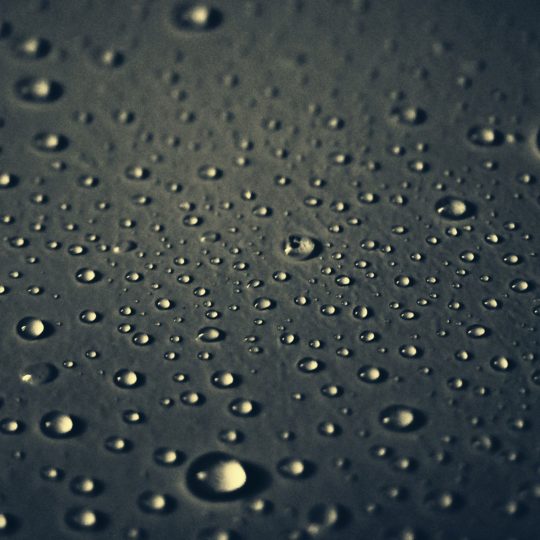 Natural water drops black Android SmartPhone Wallpaper