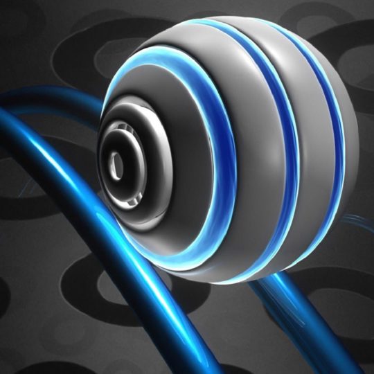 Cool blue sphere Android SmartPhone Wallpaper