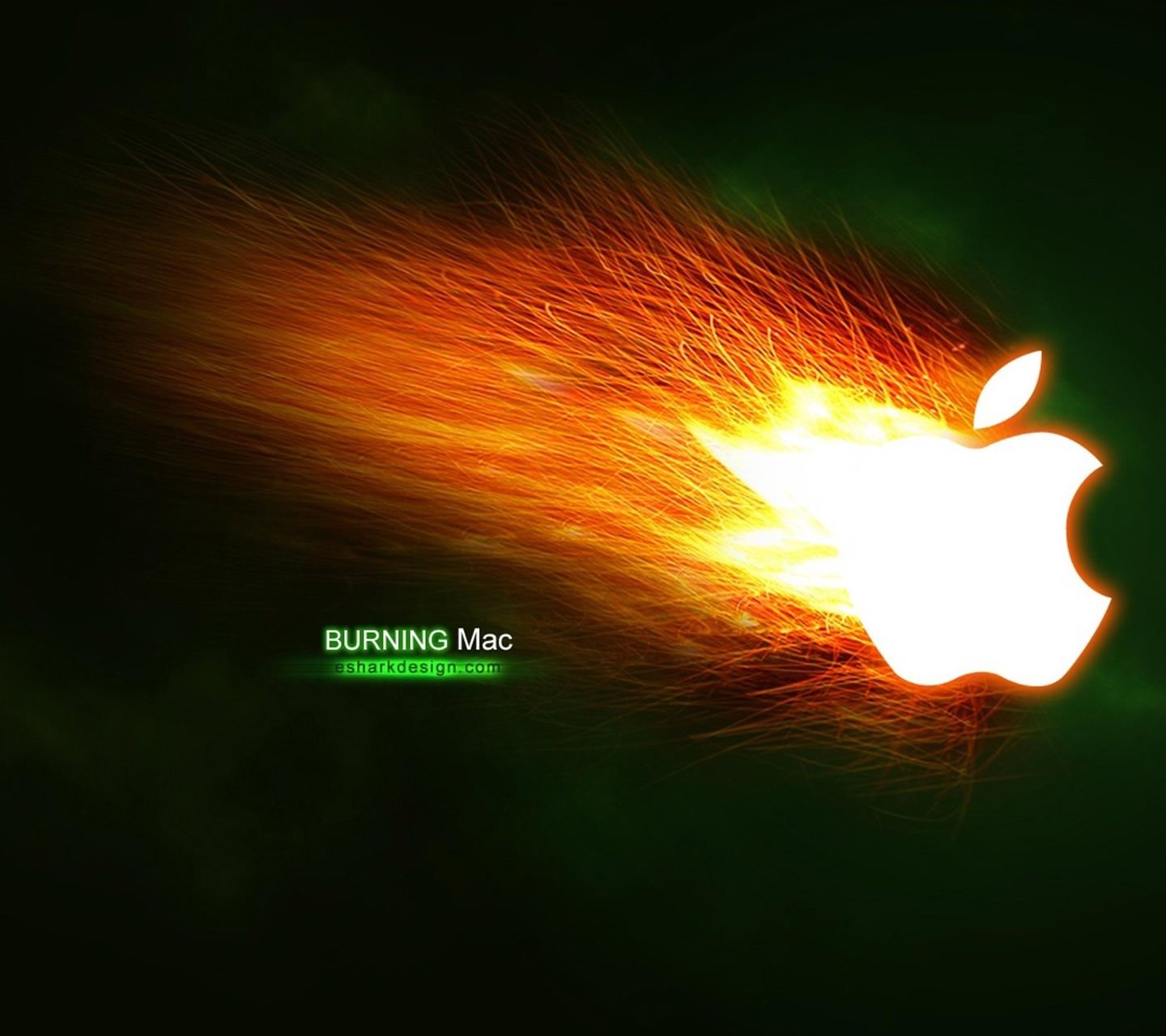 Apple flame | wallpaper.sc SmartPhone