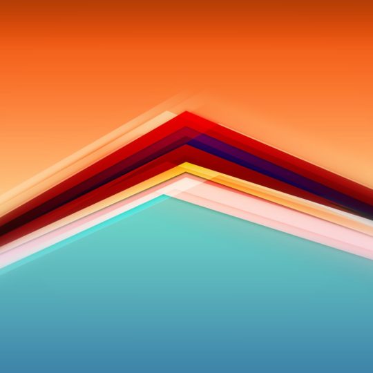 Pattern blue orange Android SmartPhone Wallpaper