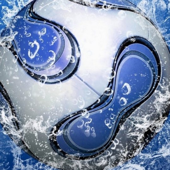 Cool blue soccer Android SmartPhone Wallpaper