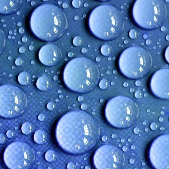 Natural water drops blue Android SmartPhone Wallpaper