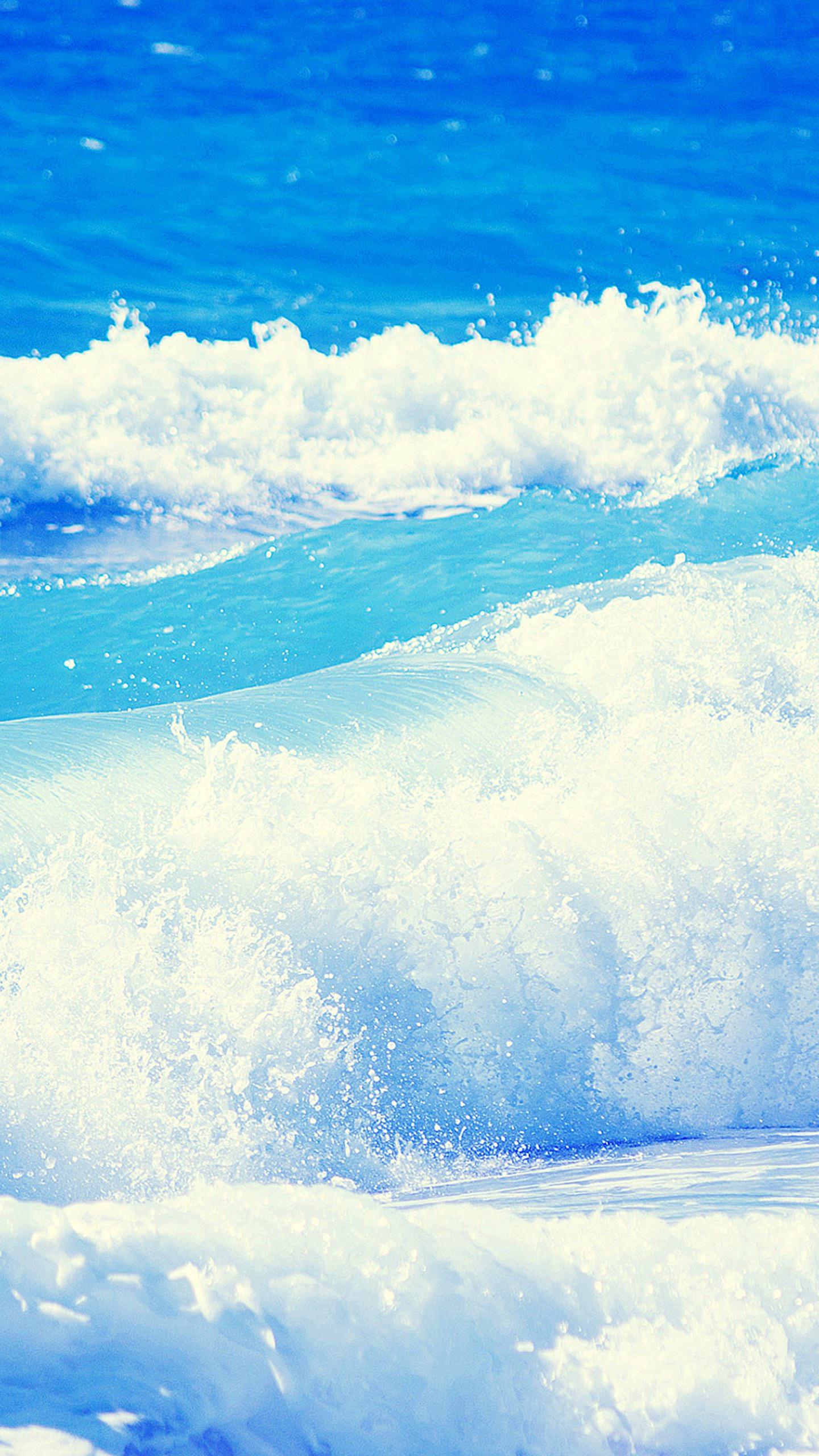 Landscape Sea Blue Wallpapersc Smartphone