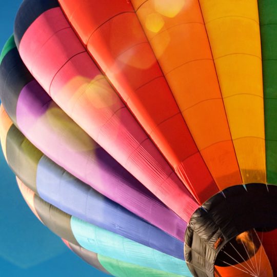 Balloon colorful blue sky Android SmartPhone Wallpaper