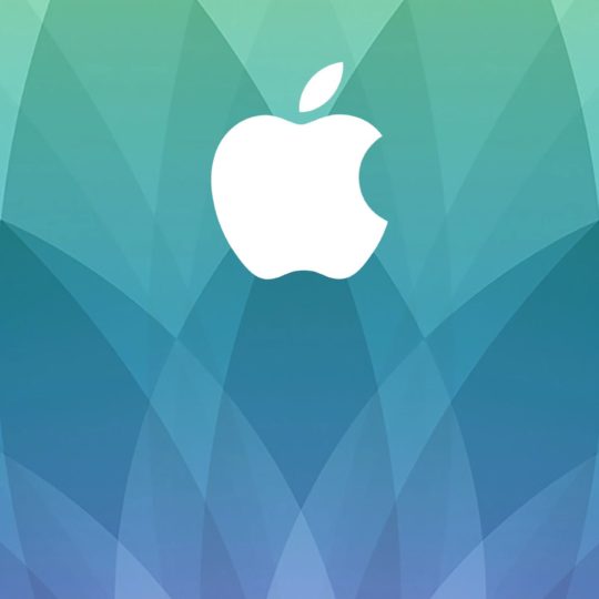 Apple logo spring events, green, and blue purple Android SmartPhone Wallpaper