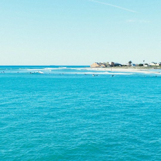 Landscape sea blue Android SmartPhone Wallpaper