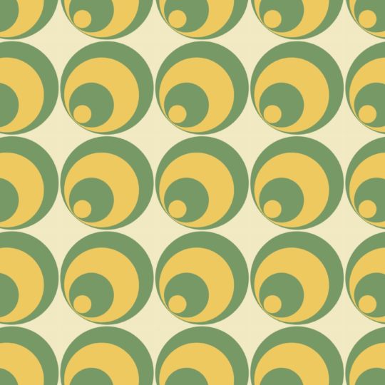 Pattern circle green yellow Android SmartPhone Wallpaper