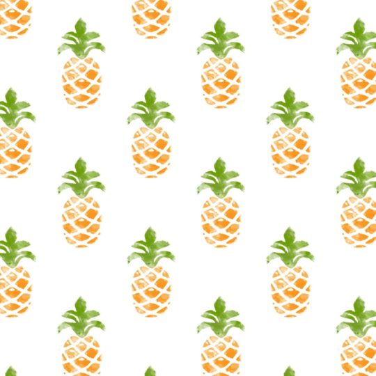 Pattern illustration fruit pineapple greenish yellow women-friendly Android SmartPhone Wallpaper