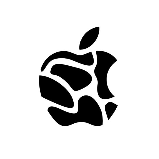 Apple black and white Android SmartPhone Wallpaper