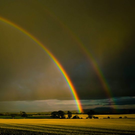 Landscape rainbow Android SmartPhone Wallpaper