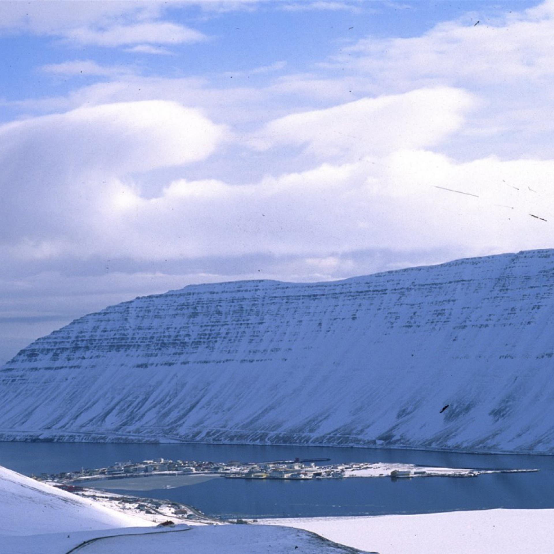 Snowy mountain landscape | wallpaper.sc SmartPhone