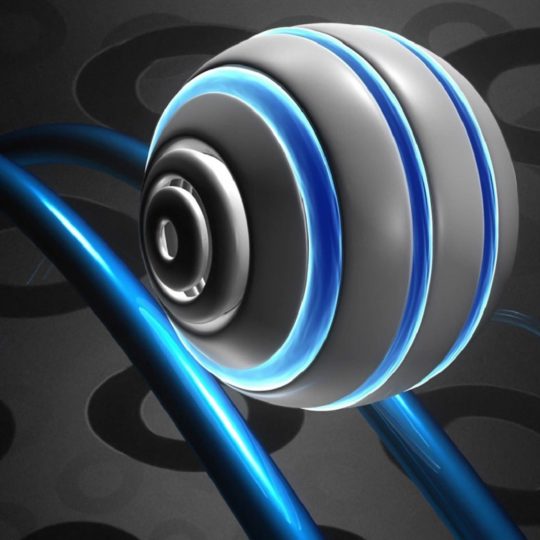 Cool white blue sphere Android SmartPhone Wallpaper