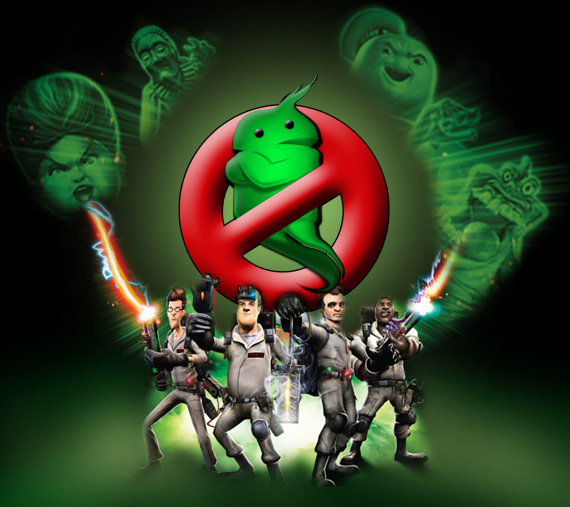 Android logo Ghostbusters | wallpaper.sc SmartPhone