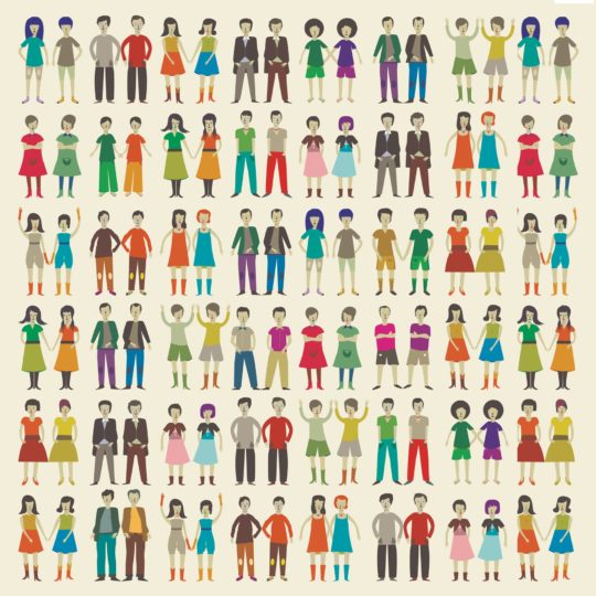 Character pattern people Android SmartPhone Wallpaper
