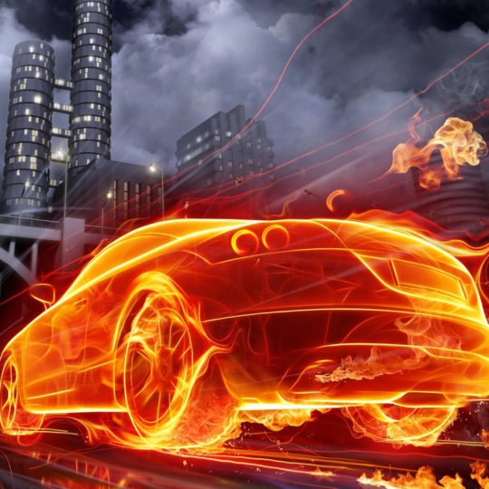 Cool Cars flame Android SmartPhone Wallpaper