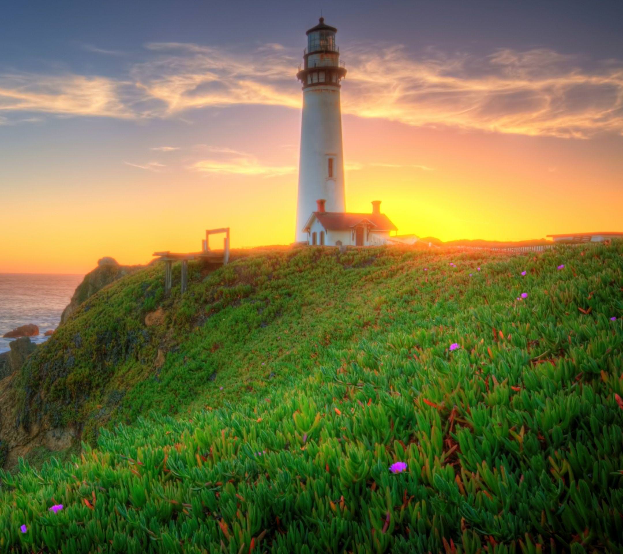 Landscape lighthouse wallpaper.sc SmartPhone