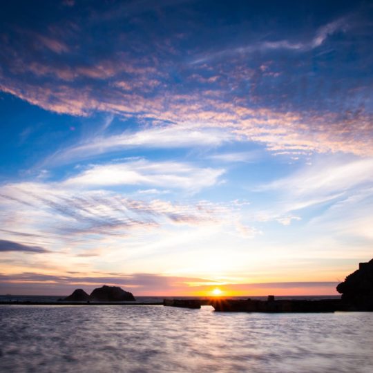 landscape  sea  sun sky Android SmartPhone Wallpaper