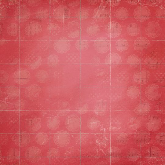 Red musical score note Android SmartPhone Wallpaper