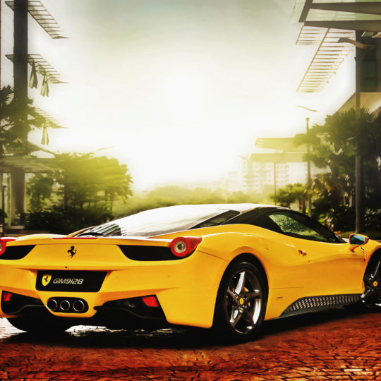 Vehicle car yellow cool Android SmartPhone Wallpaper