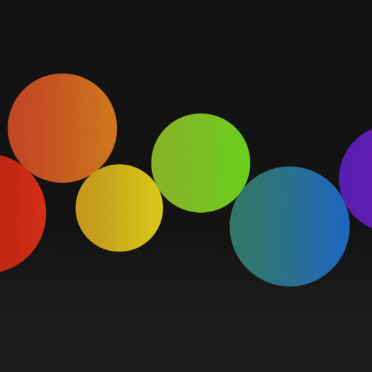 Black polka dot colorful Android SmartPhone Wallpaper