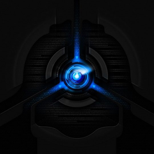 Cool Black Blue Android SmartPhone Wallpaper