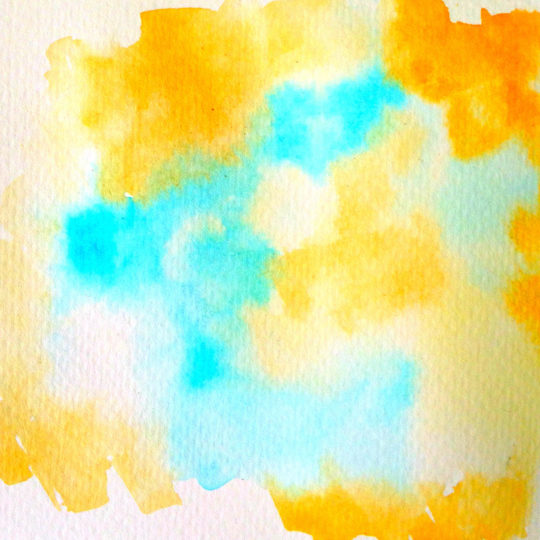 Pattern paint orange light blue Android SmartPhone Wallpaper