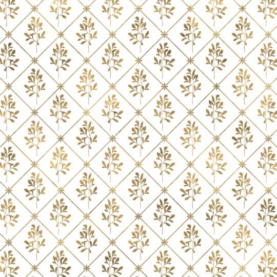 Illustrations pattern gold plant Android SmartPhone Wallpaper