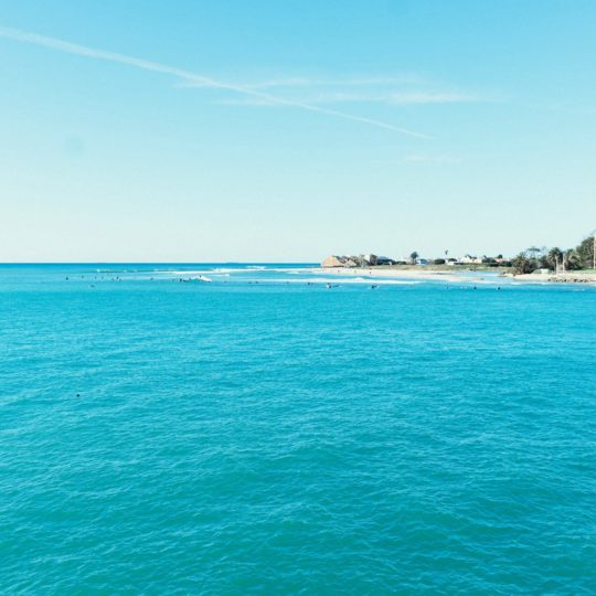 Landscape sea blue Android SmartPhone Wallpaper