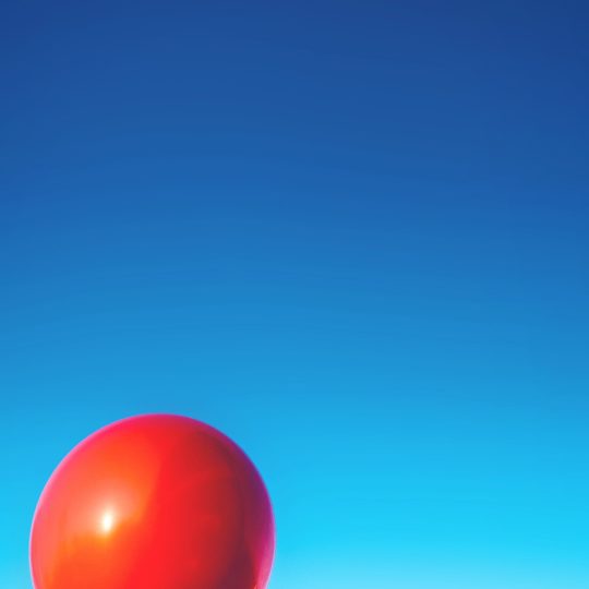 Landscape sky red balloons Android SmartPhone Wallpaper