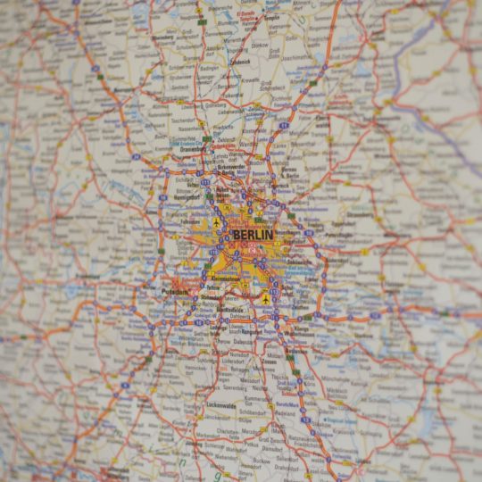 Map Berlin Android SmartPhone Wallpaper