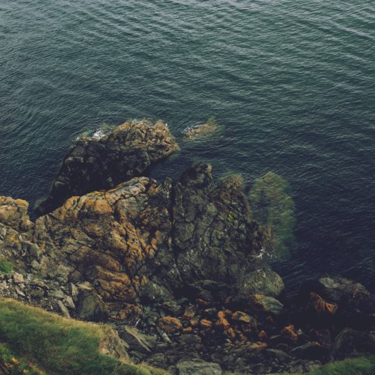 Landscape cliff sea Android SmartPhone Wallpaper
