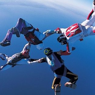 Character Sky Diving Apple Watch photo face Wallpaper